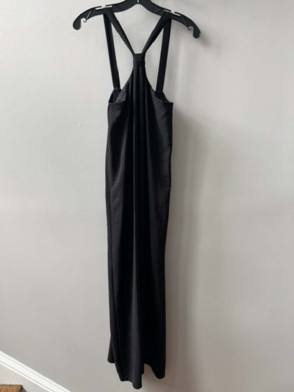 Aqua Black Knot Front Maxi Dress Size Small